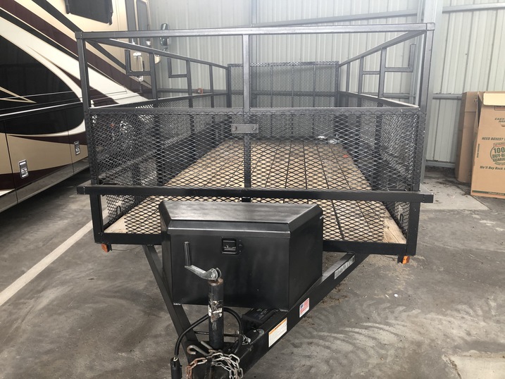 Heavy Duty Utility Trailer with Fold down Loading Ramp 20 ft x Ft Twin Axle For Sale